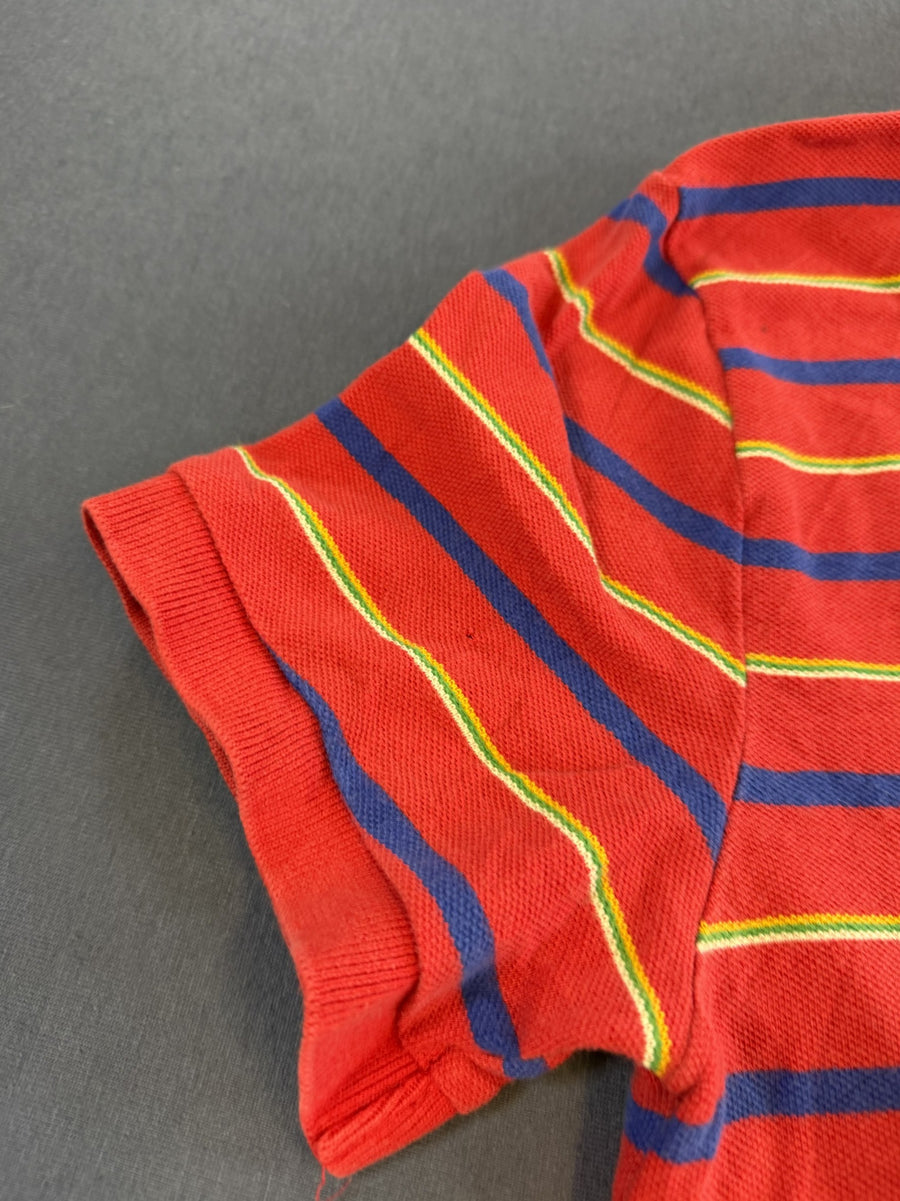Rode streeppolo van Ralph Lauren (poloshirt / tennisshirt), maat M