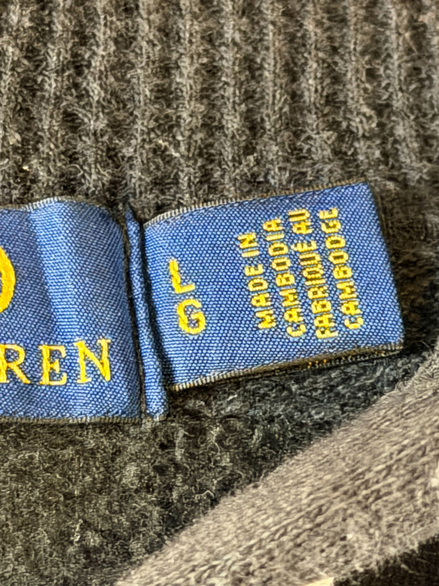 Polo Ralph Lauren Hoodie met rits zwart