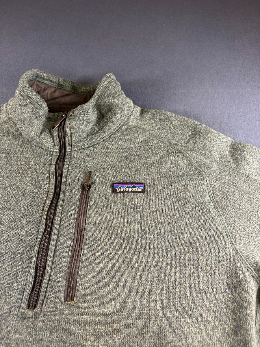Patagonia Better Sweater trui groen/ lichtblauw gemêleerd heren maat XL pullover gebreid