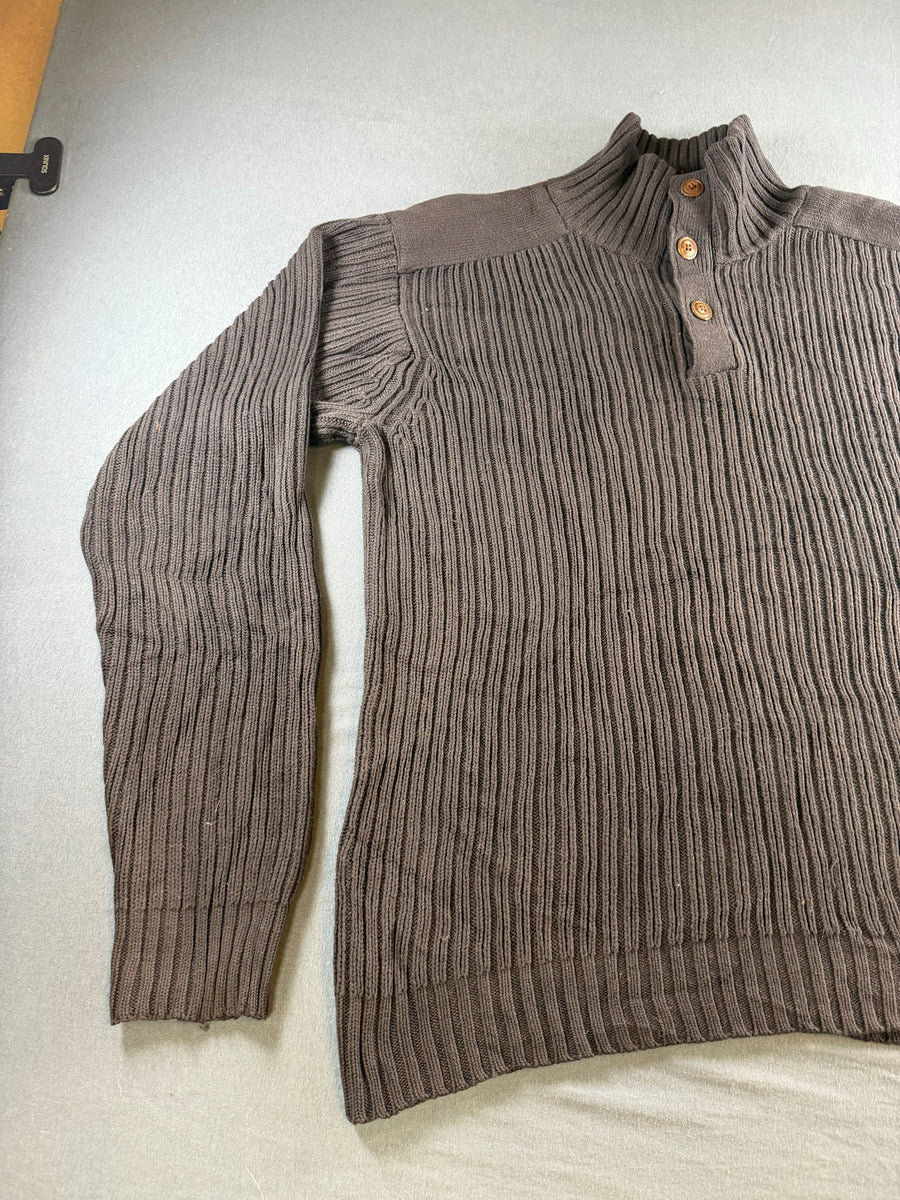 Timberland trui blauw heren maat L katoen sweater pullover gebreid
