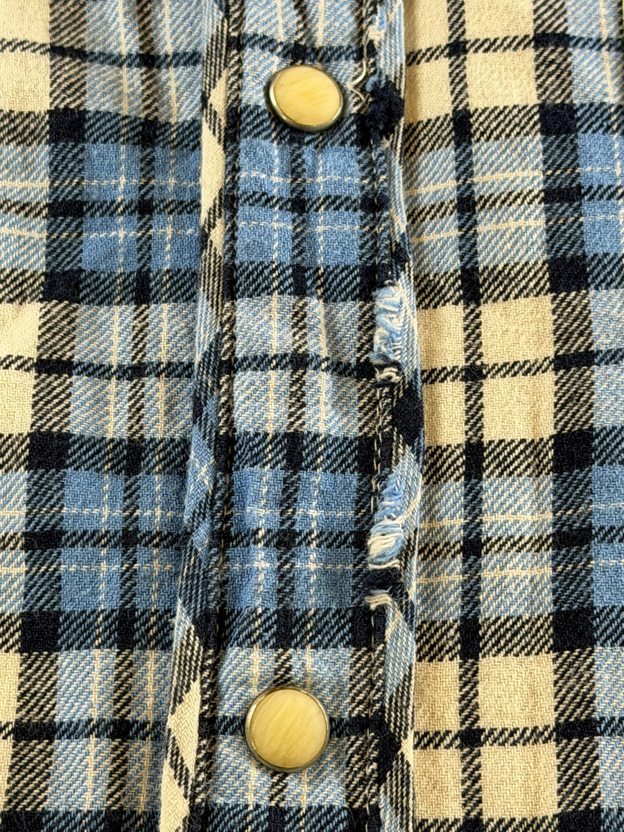 Lee Blouse blauw geruit