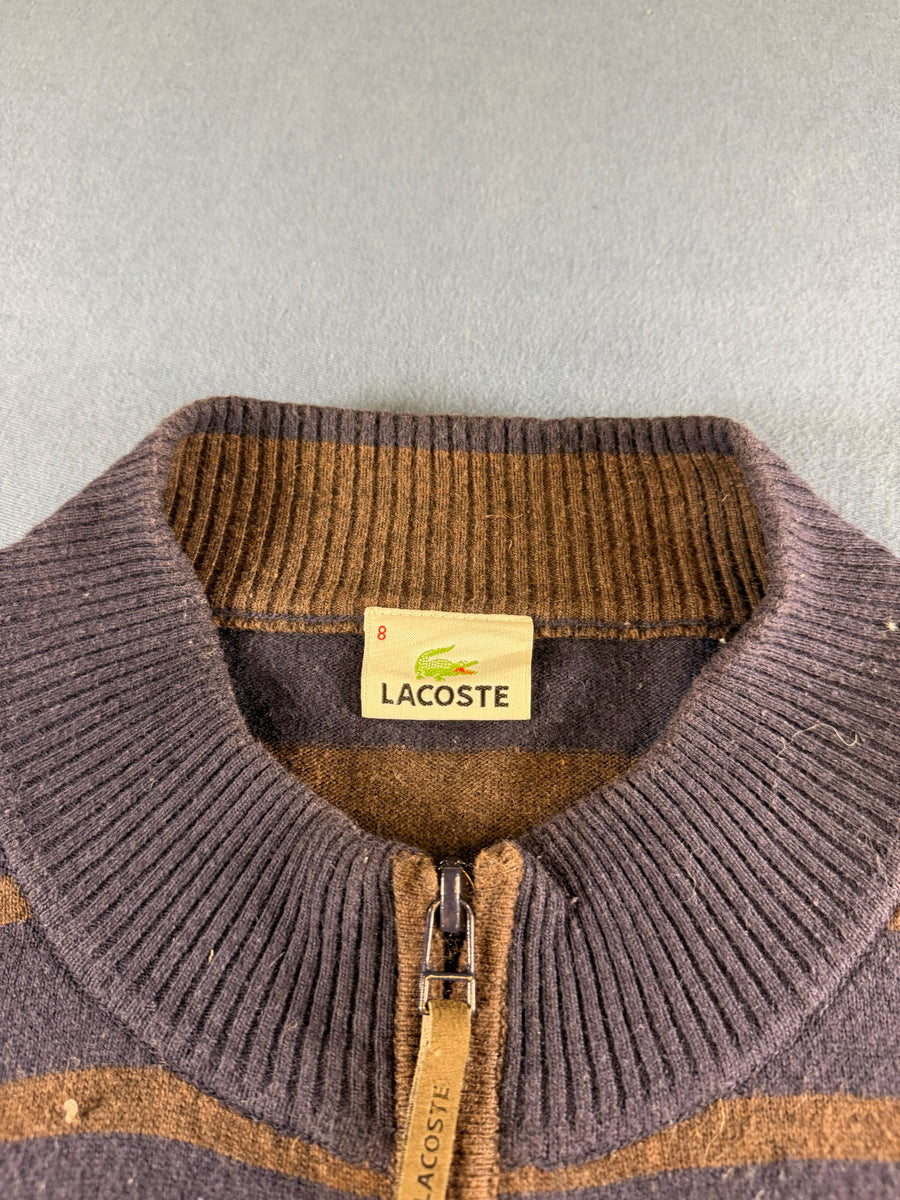 Lacoste Vest bruin gestreept