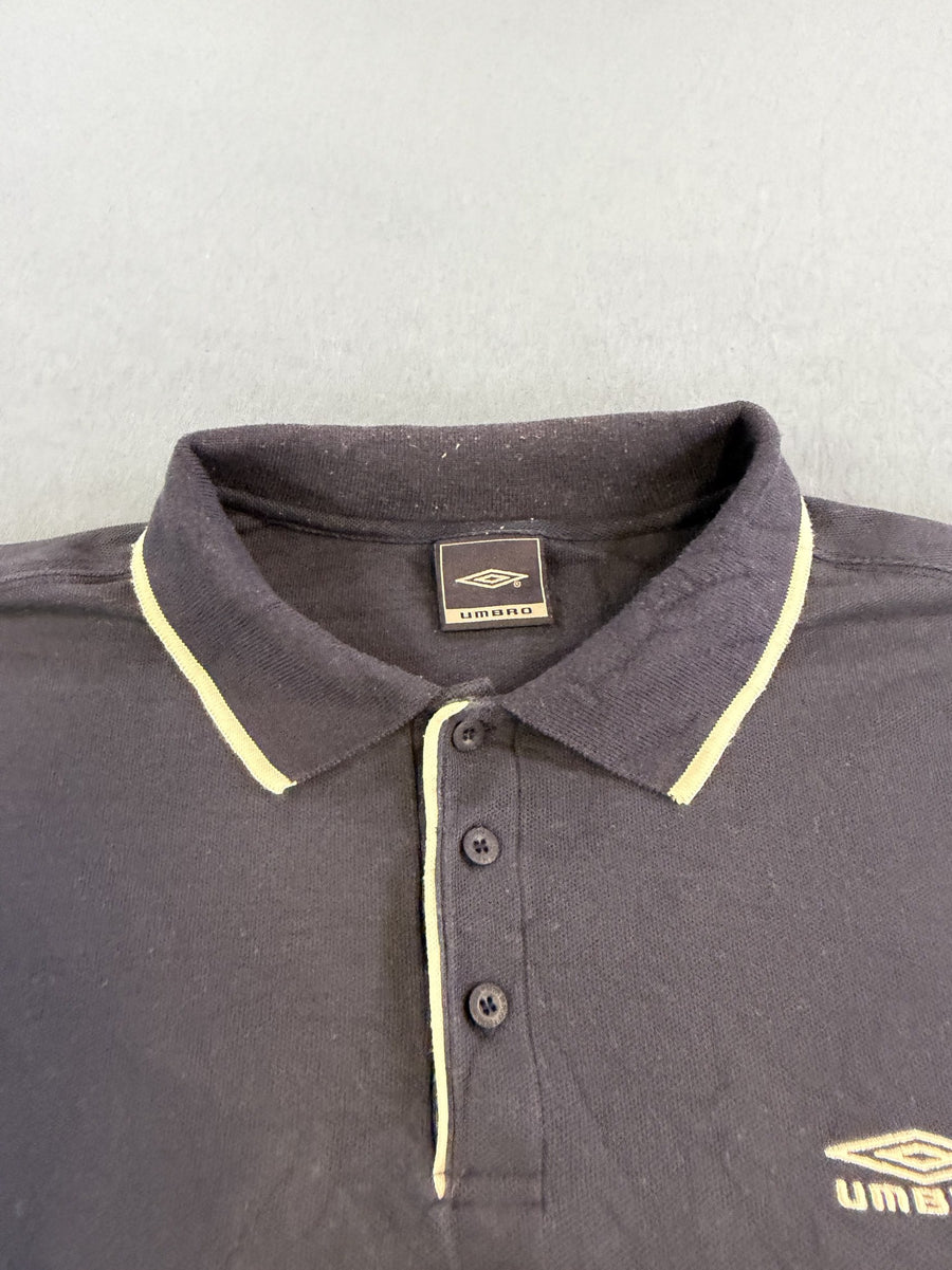 Blauw Umbro sportpolo maat XXL (piqué poloshirt)