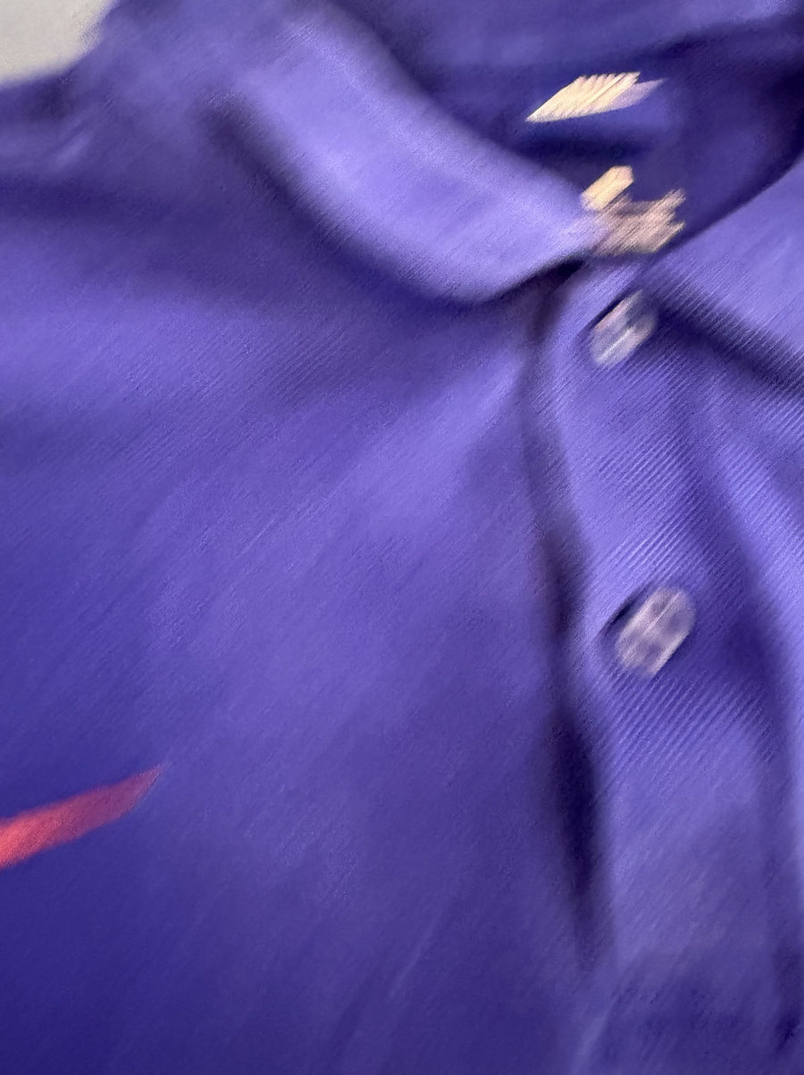 Blauwe Nike polo maat XL (FC Barcelona voetbalshirt / Barça fanshirt)