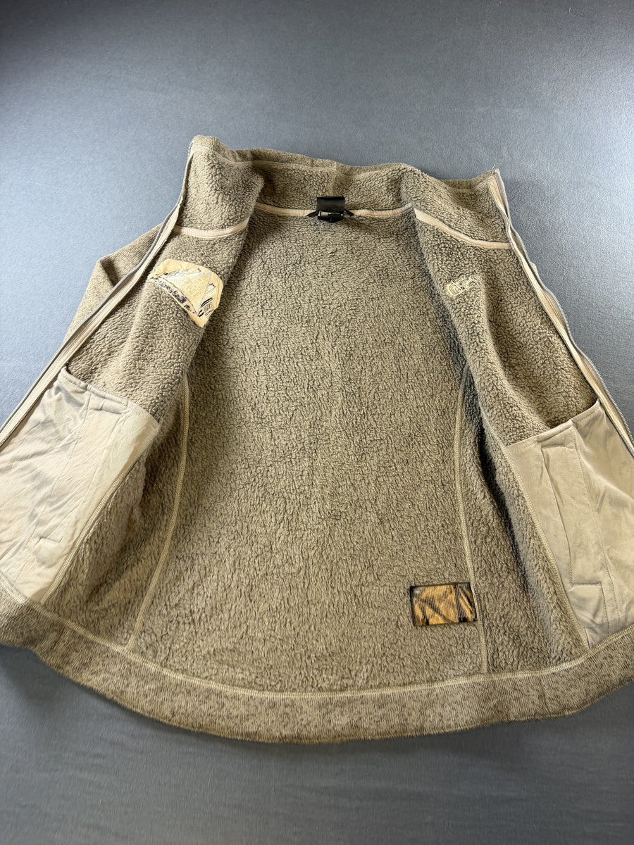 The North Face fleecejack grijs maat M sherpavoering