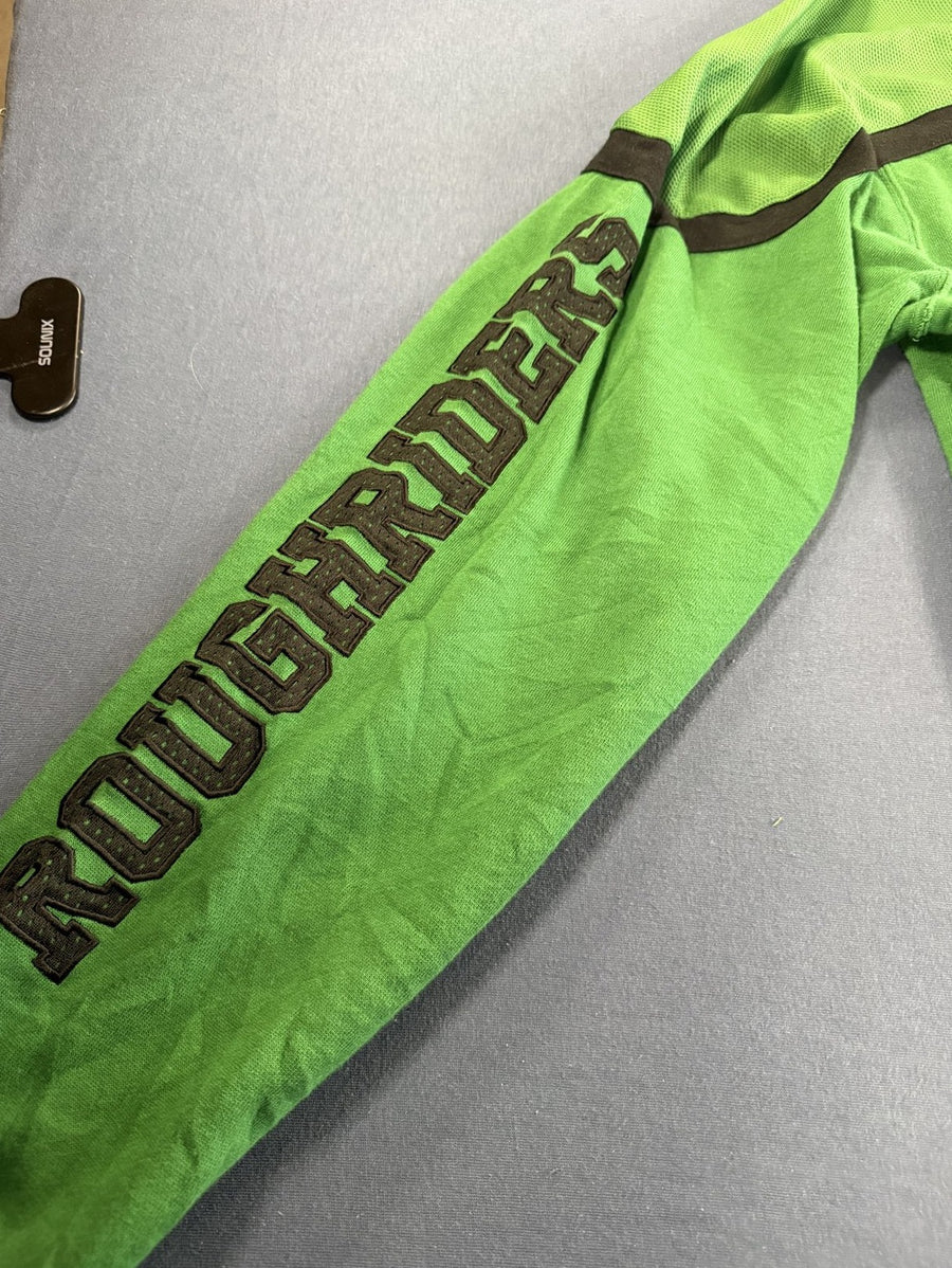Groen Reebok ritsvest met CFL-clublogo (fleecevest), maat S