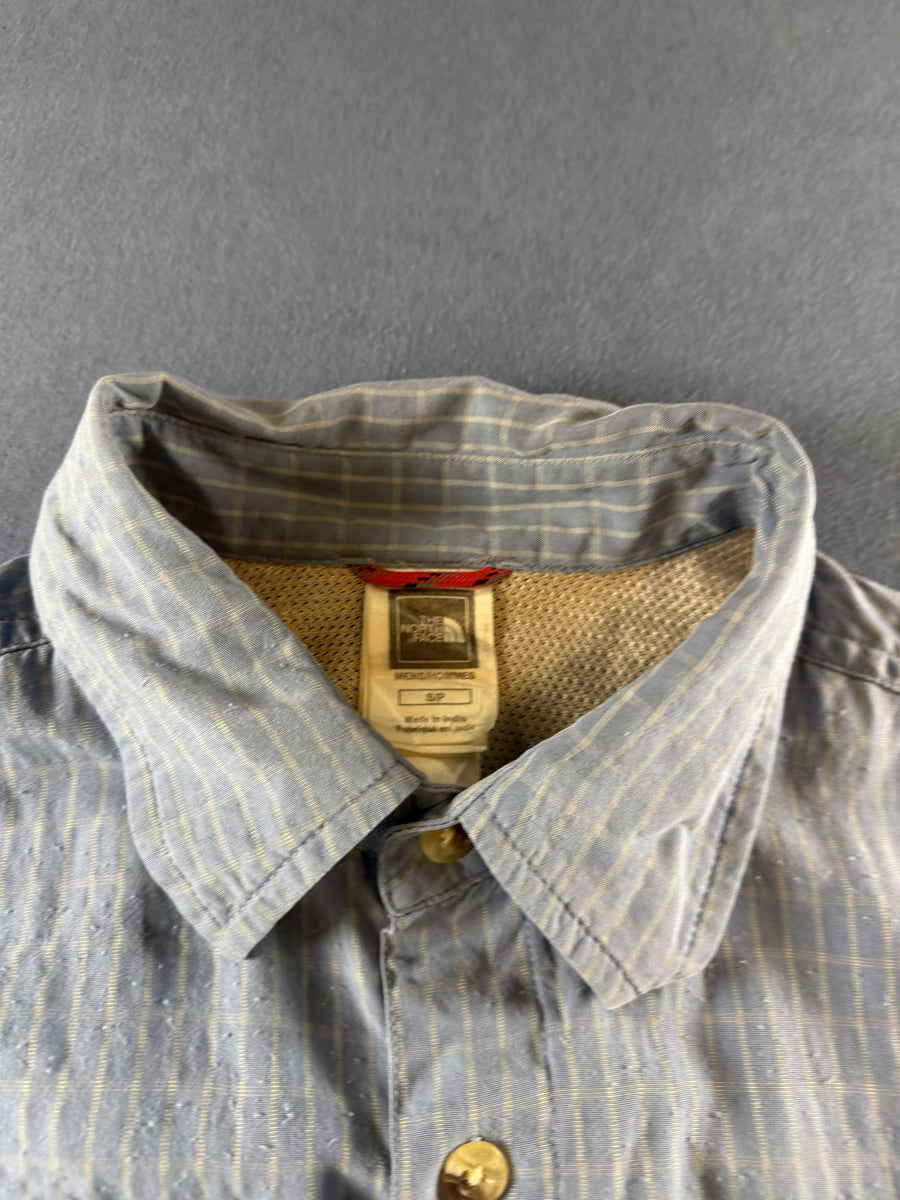 The North Face Blouse blauw geruit