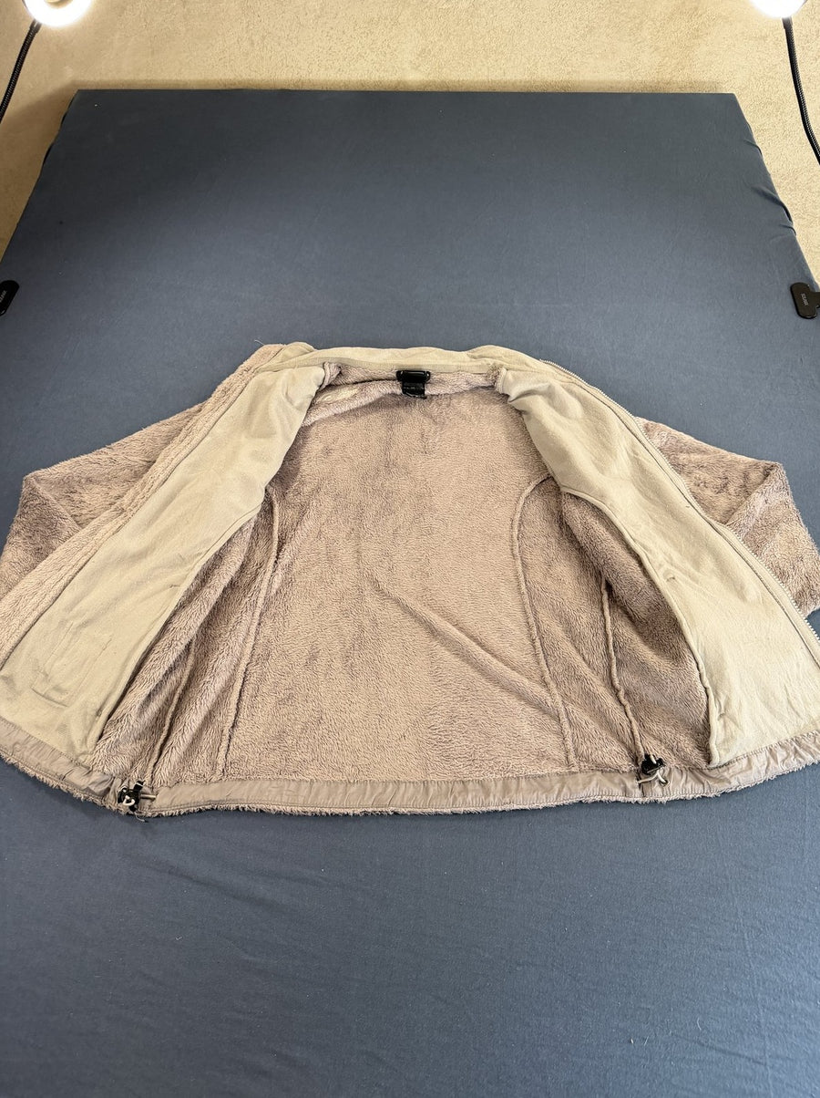Grijze sherpa fleecejack The North Face (fleecevest) maat S