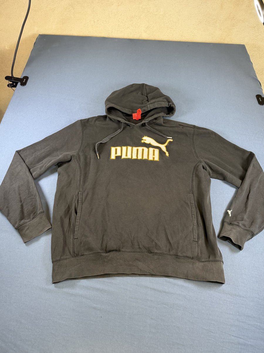 Zwarte Puma heren hoodie maat XL (sweater met capuchon)