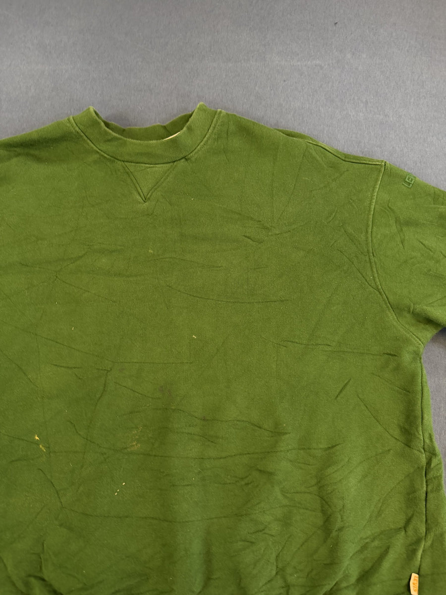 Levi's sweater groen heren maat L sweatshirt trui crewneck