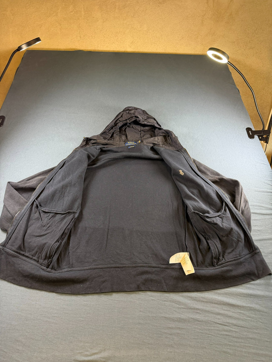 Polo Ralph Lauren Hoodie met rits blauw Estate Rib