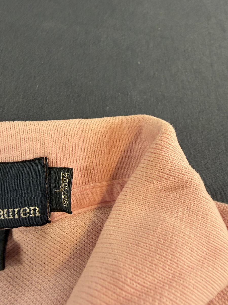 Roze poloshirt van Polo Ralph Lauren (polo, piqué katoen), maat L