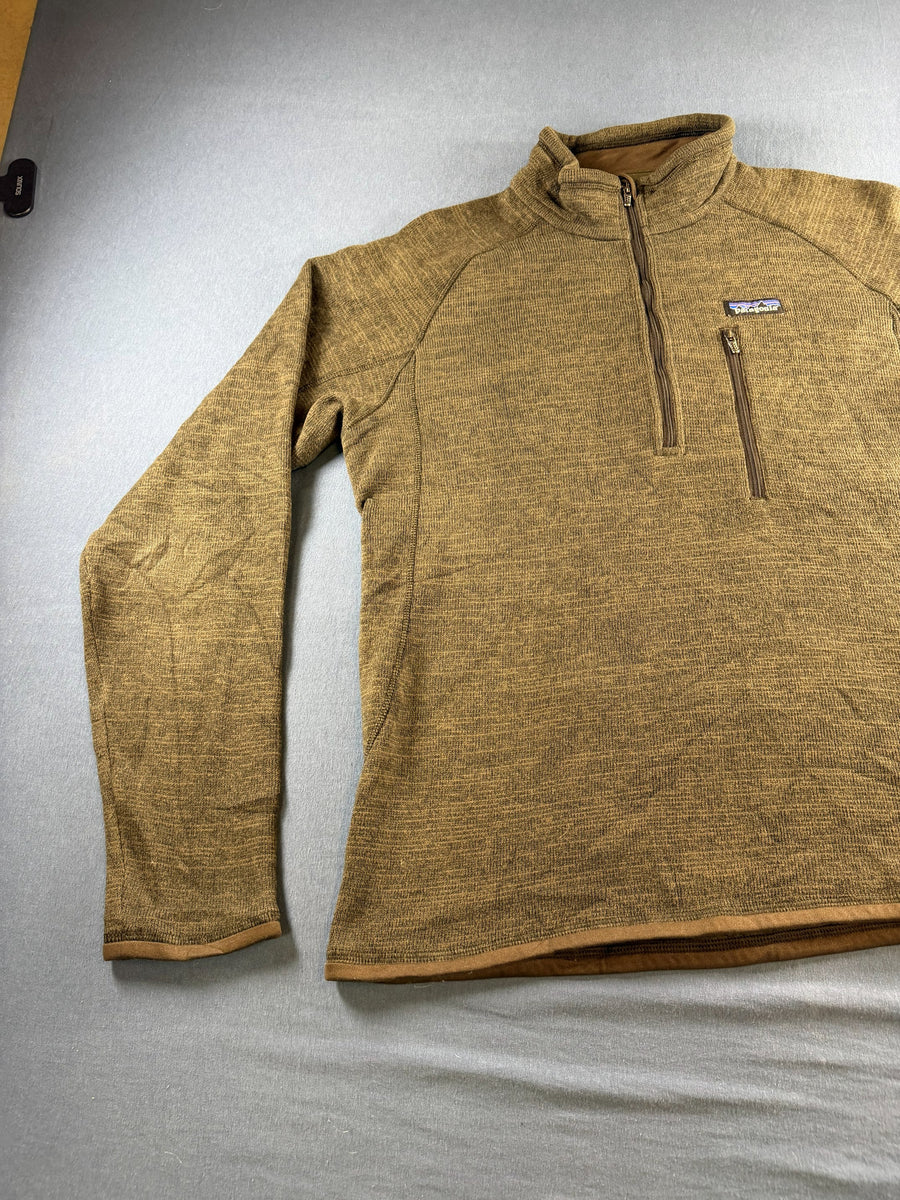 Patagonia Better Sweater sweater groen / khaki heren maat M sweatshirt trui crewneck