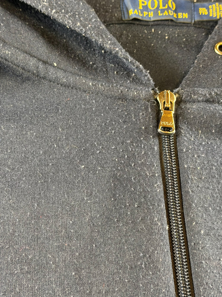 Polo Ralph Lauren Hoodie met rits blauw gemêleerd