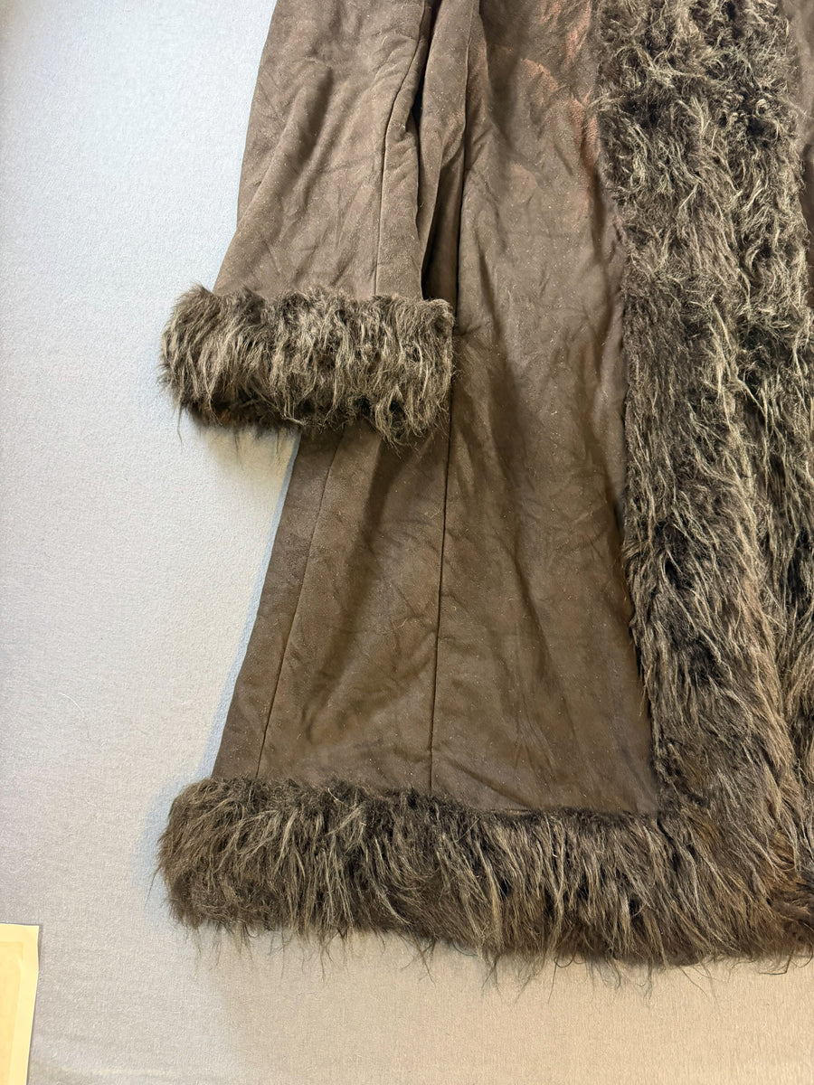 Vintage Dressing Afghaanse jas zwart dames maat M