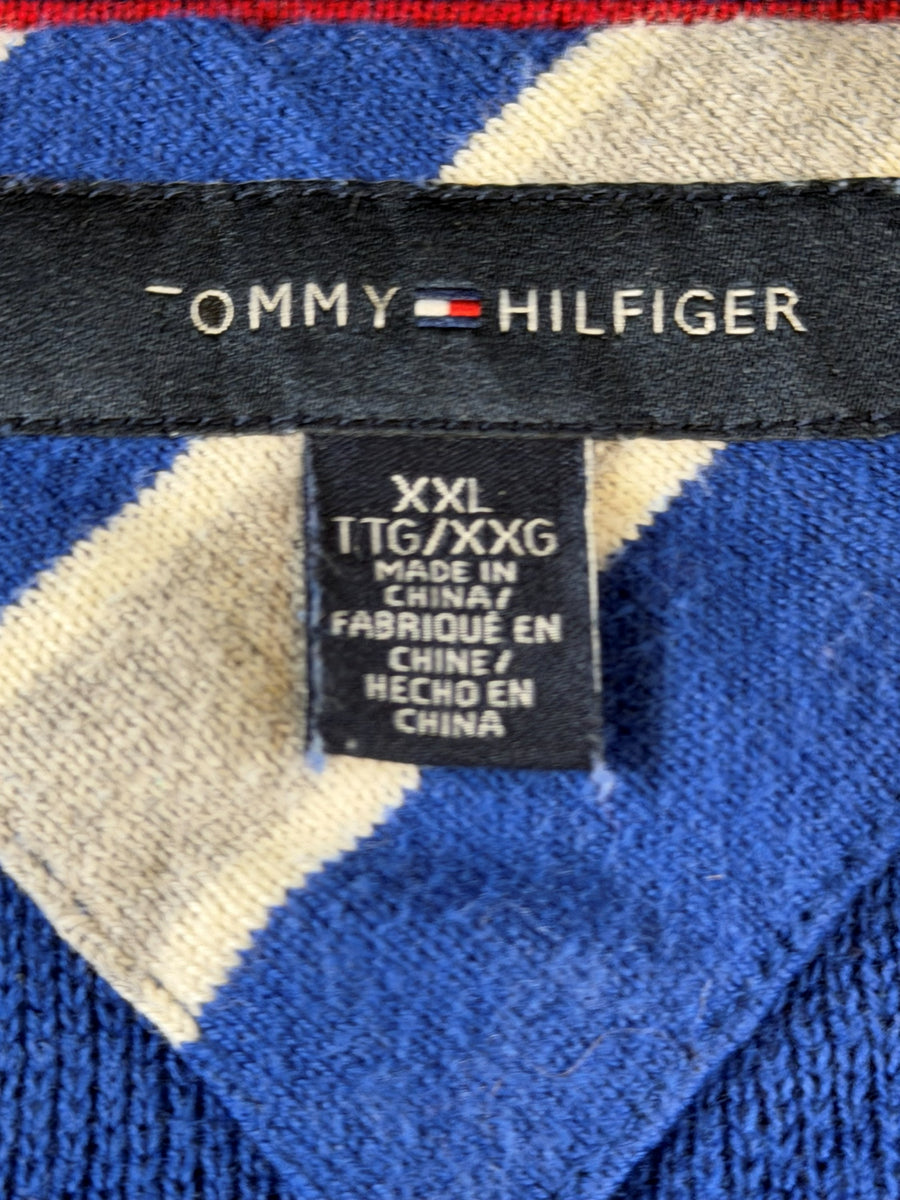 Tommy Hilfiger trui blauw heren maat XXL sweater pullover gebreid