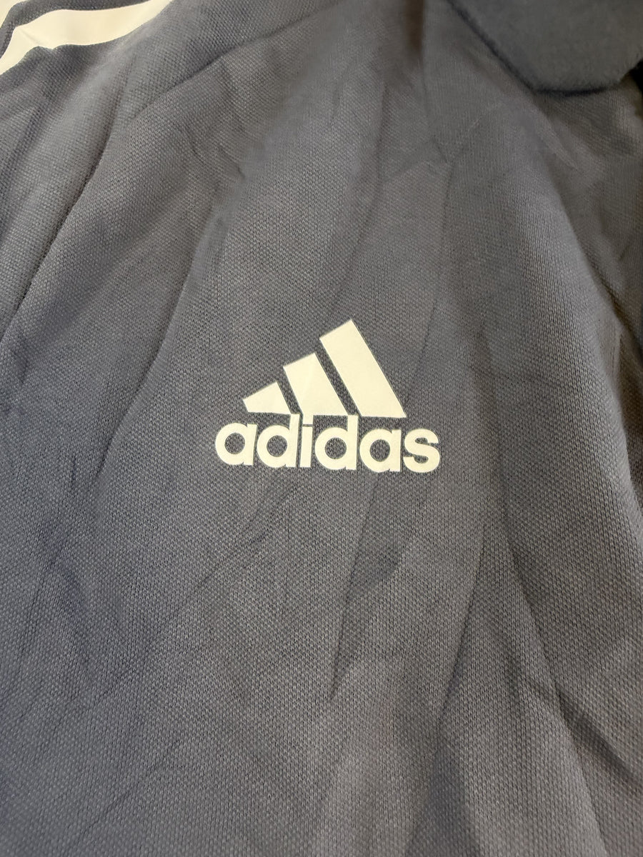 Grijs adidas DFB Duitsland poloshirt (voetbaltrui), maat XS