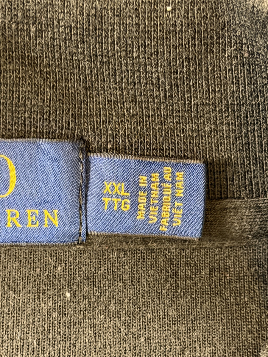 Polo Ralph Lauren vest zwart maat XXL full zip