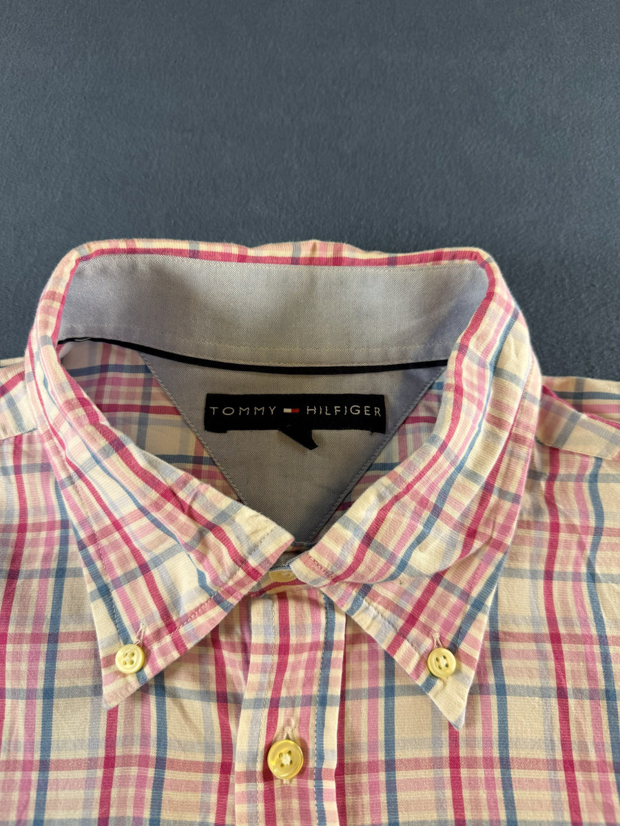 Tommy Hilfiger Blouse roze geruit