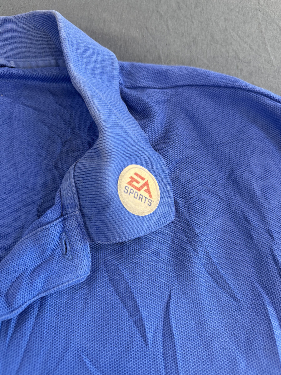 Blauwe Nike EA Sports polo (gaming sportshirt), maat XL