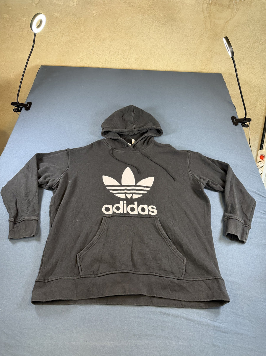 Zwarte adidas Originals capuchontrui (hoodie / sweatshirt), heren maat XXL