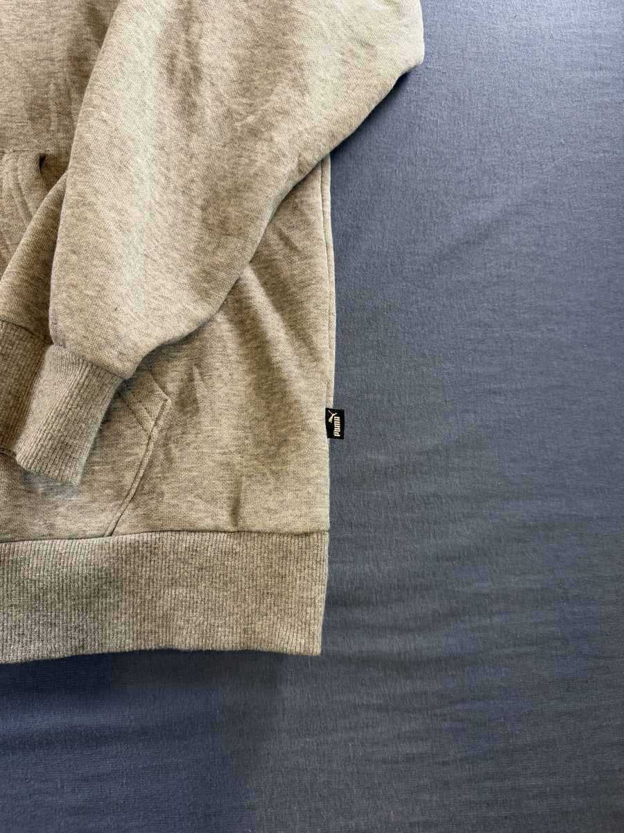 Puma hoodie grijs maat L big logo