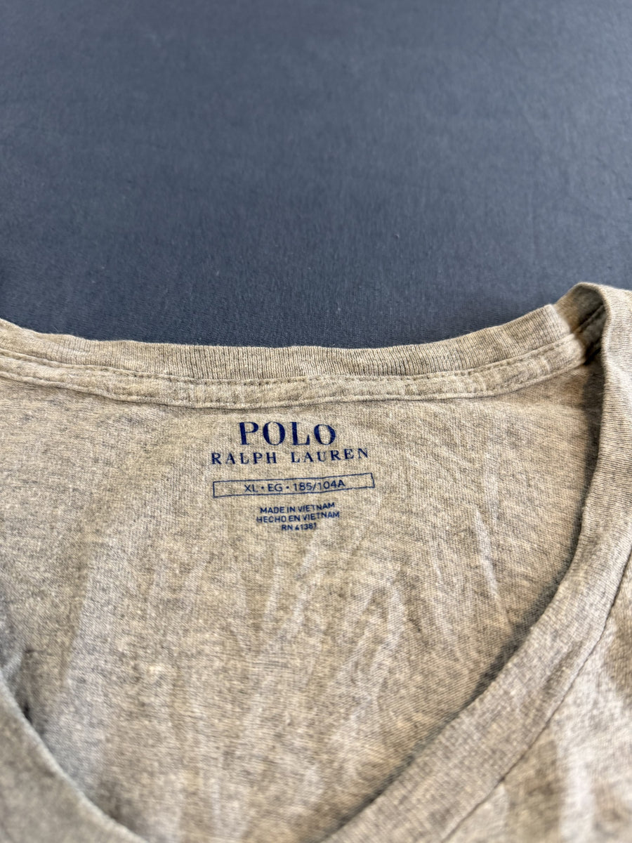 Polo Ralph Lauren t-shirt grijs heren maat XL katoen shirt tee effen