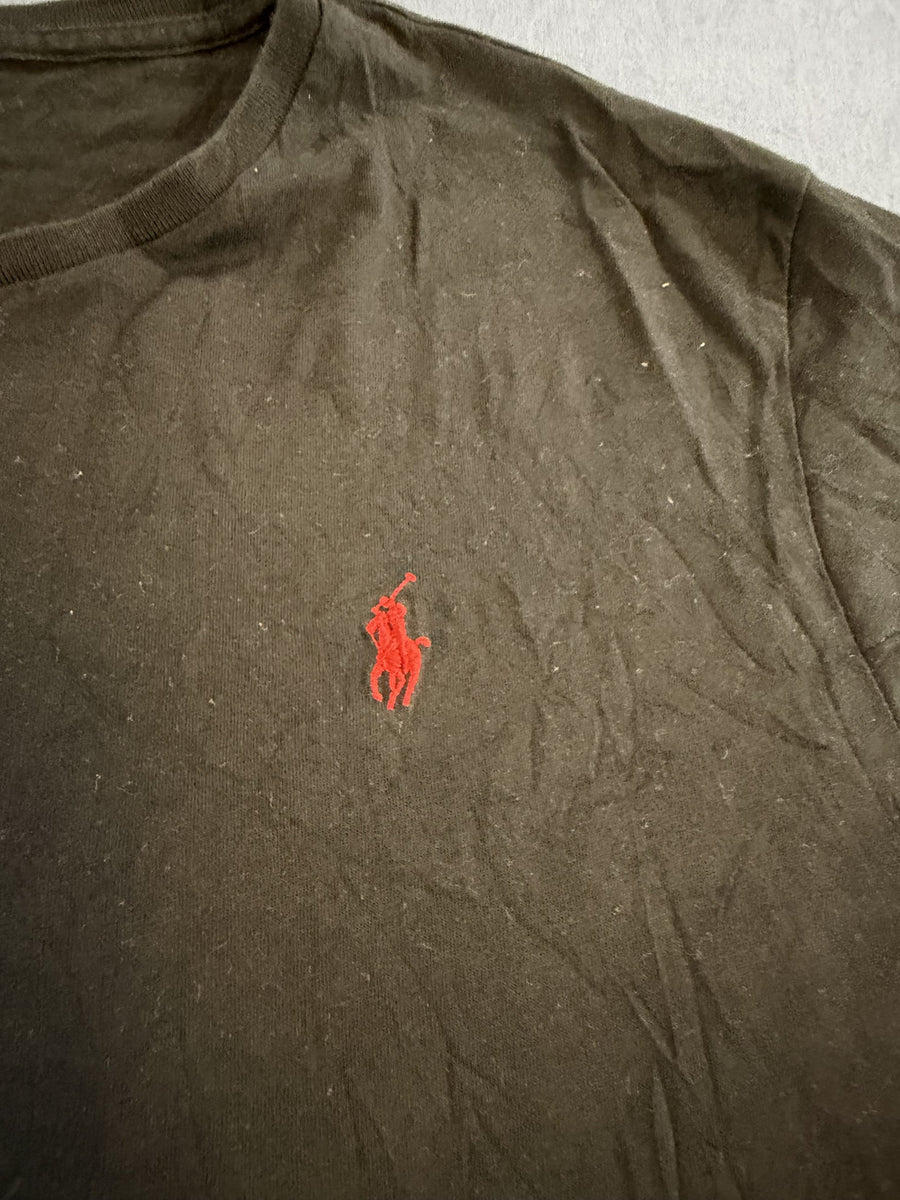Ralph Lauren t-shirt groen heren maat M katoen shirt tee effen