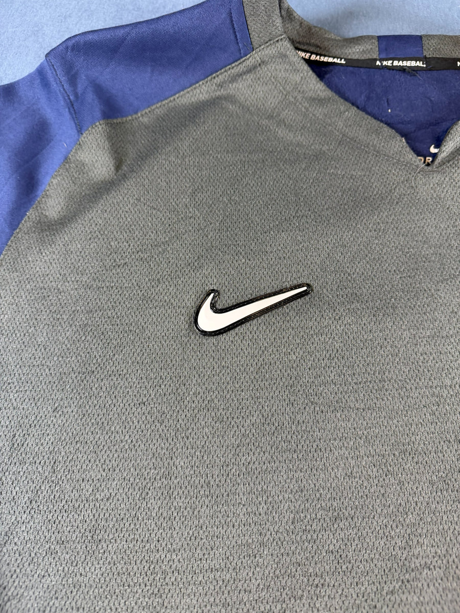 Nike Sportshirt grijs Milwaukee Brewers