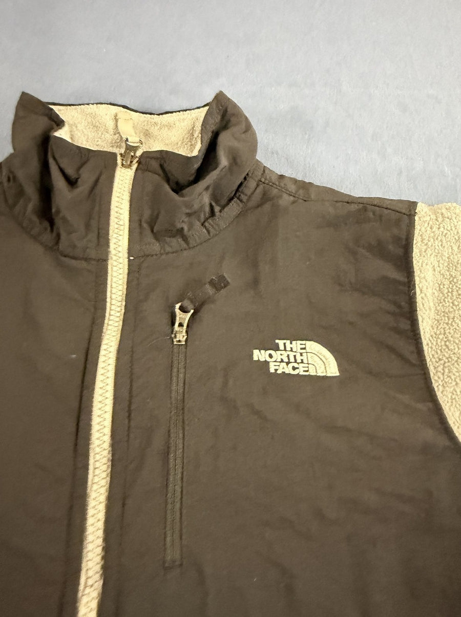 Grijs fleecevest van The North Face (ook fleecetrui, maat S)