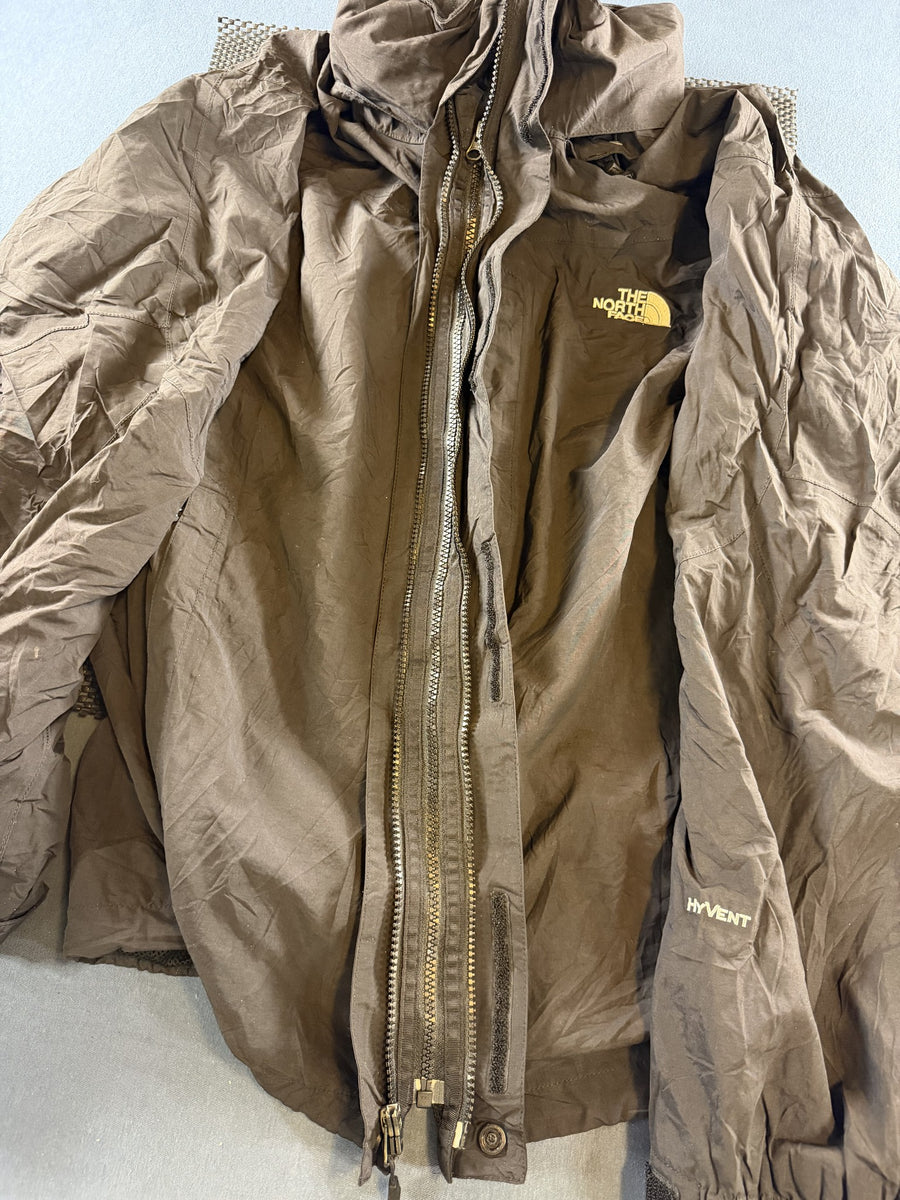 The North Face jas zwart maat L HyVent