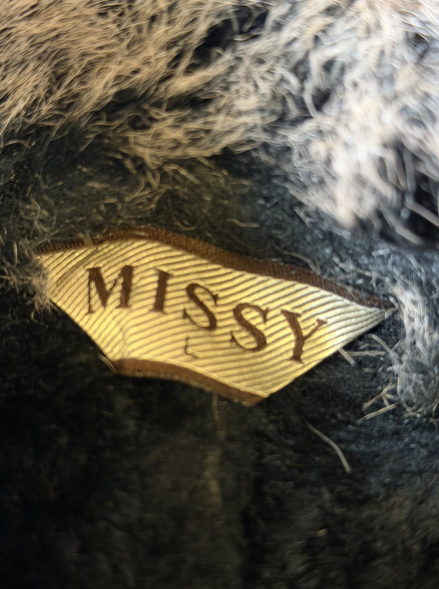 Zwarte Afghaanse jas dames (lammy coat / penny coat) maat L