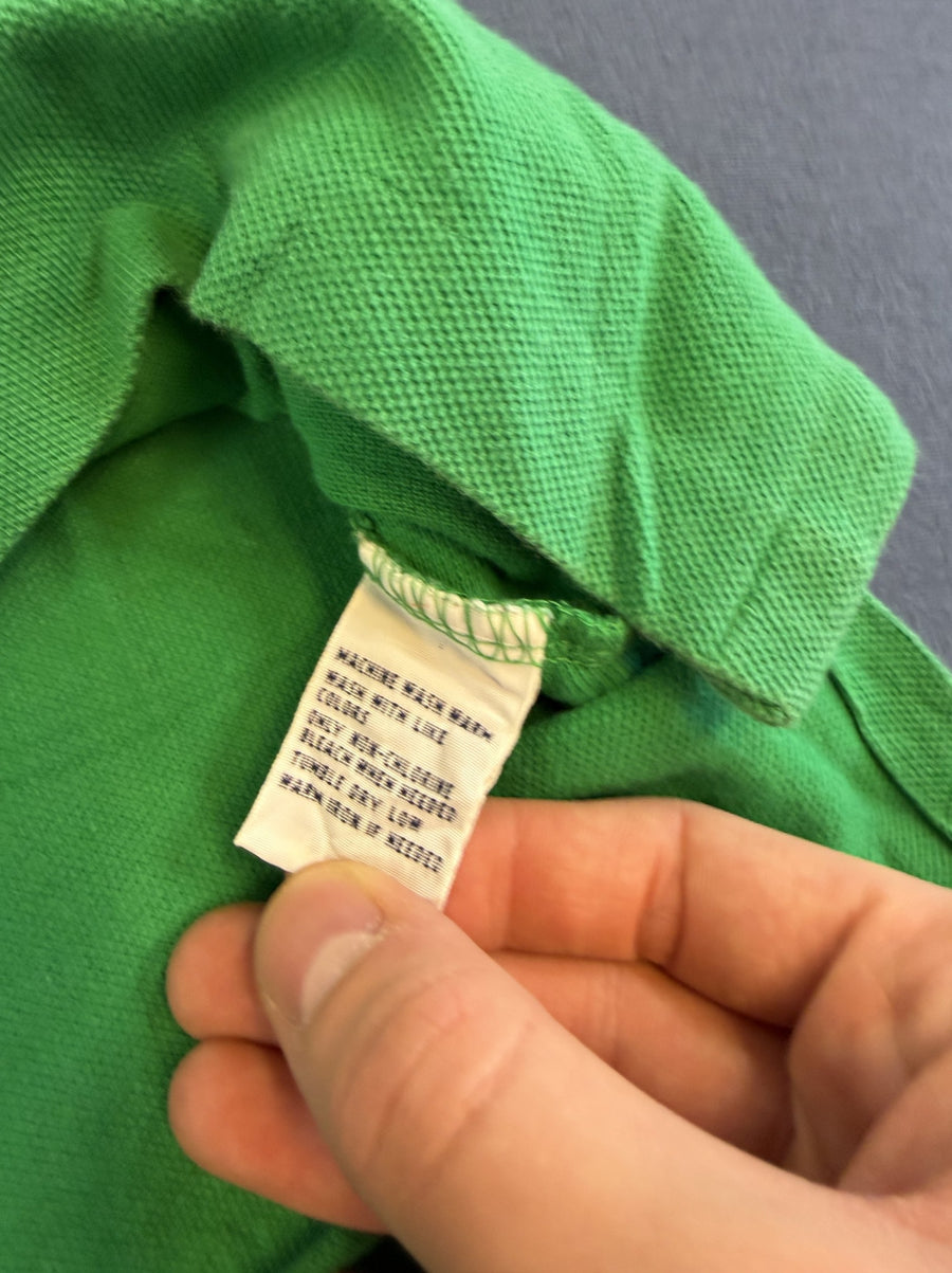 Groen Polo Ralph Lauren Poloshirt – Vintage Heren Maat L (Piquéshirt / Golfshirt)