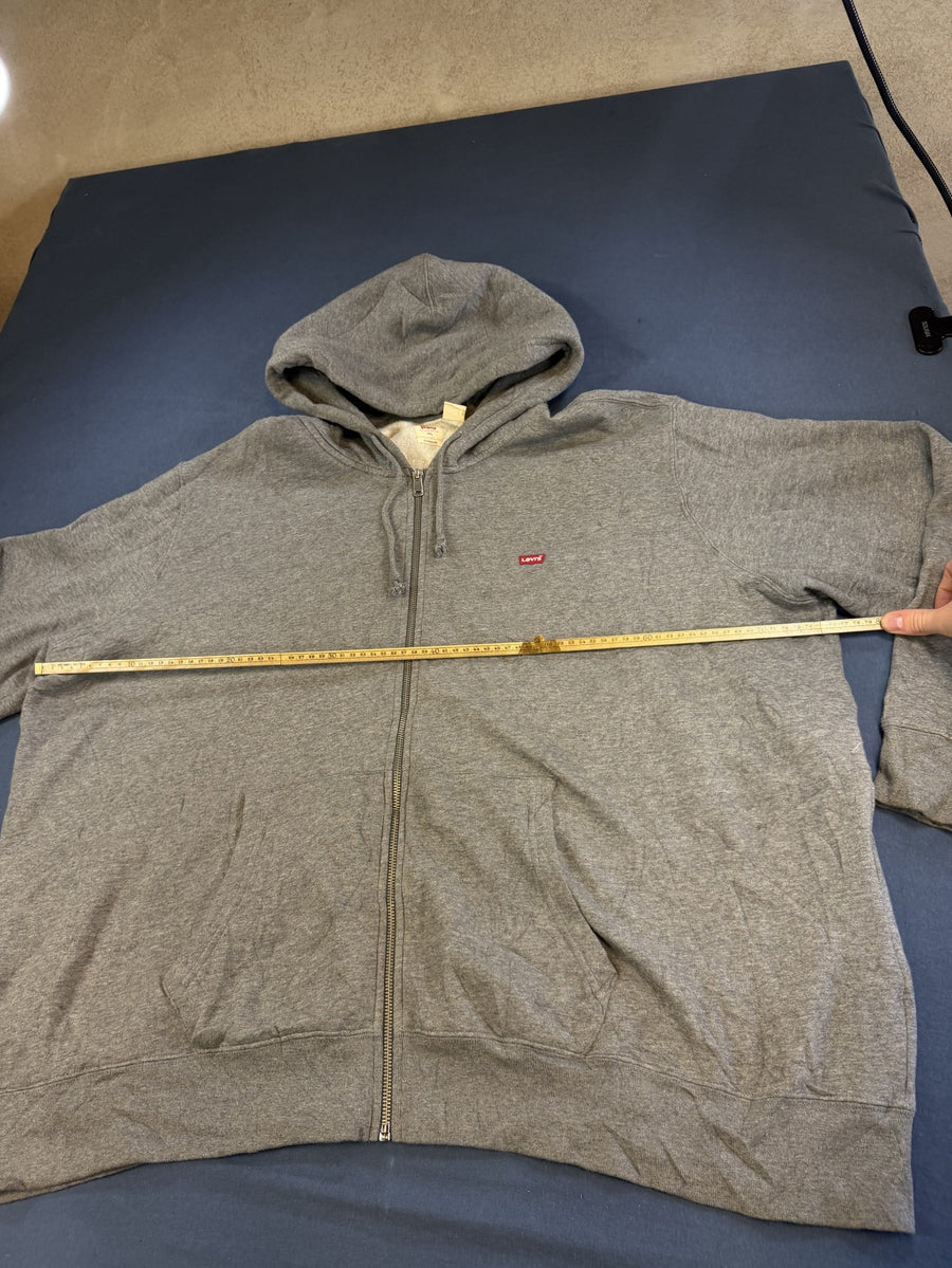 Grijs vest van Levi's (fleecevest / ritsvest), heren maat 3XL