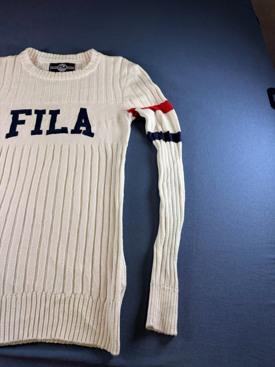Fila Trui wit print