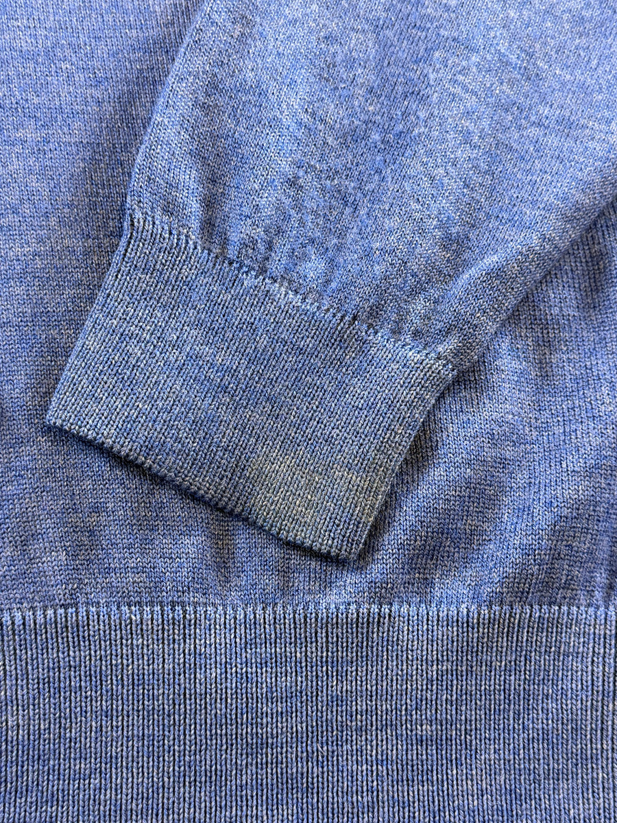 Lacoste trui blauw heren maat XXL v-hals v-neck sweater pullover vintage