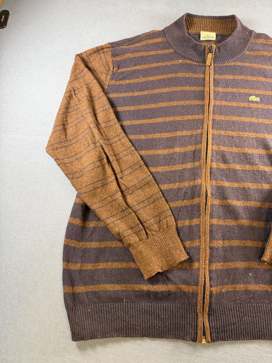 Lacoste Vest bruin gestreept