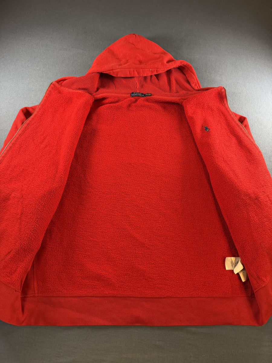 Polo Ralph Lauren Hoodie met rits rood