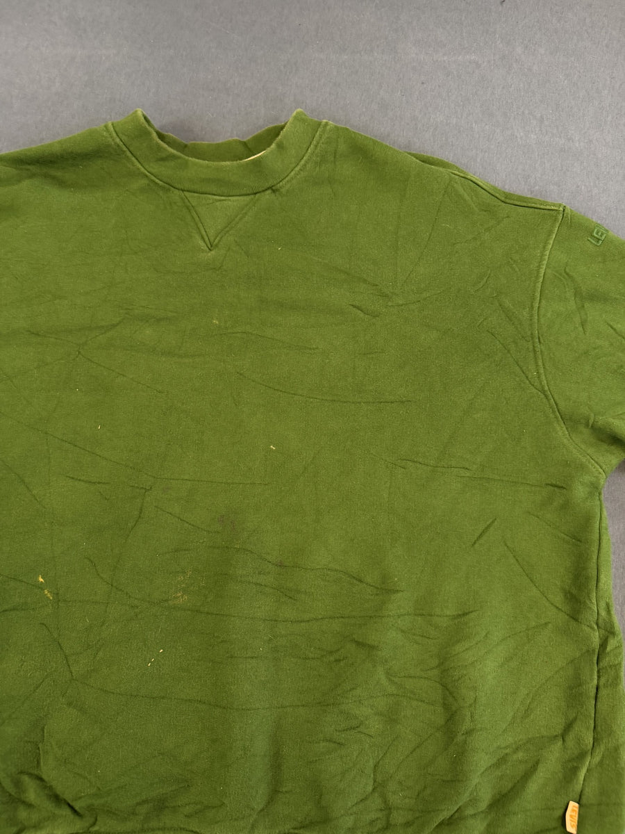 Levi's sweater groen heren maat L sweatshirt trui crewneck