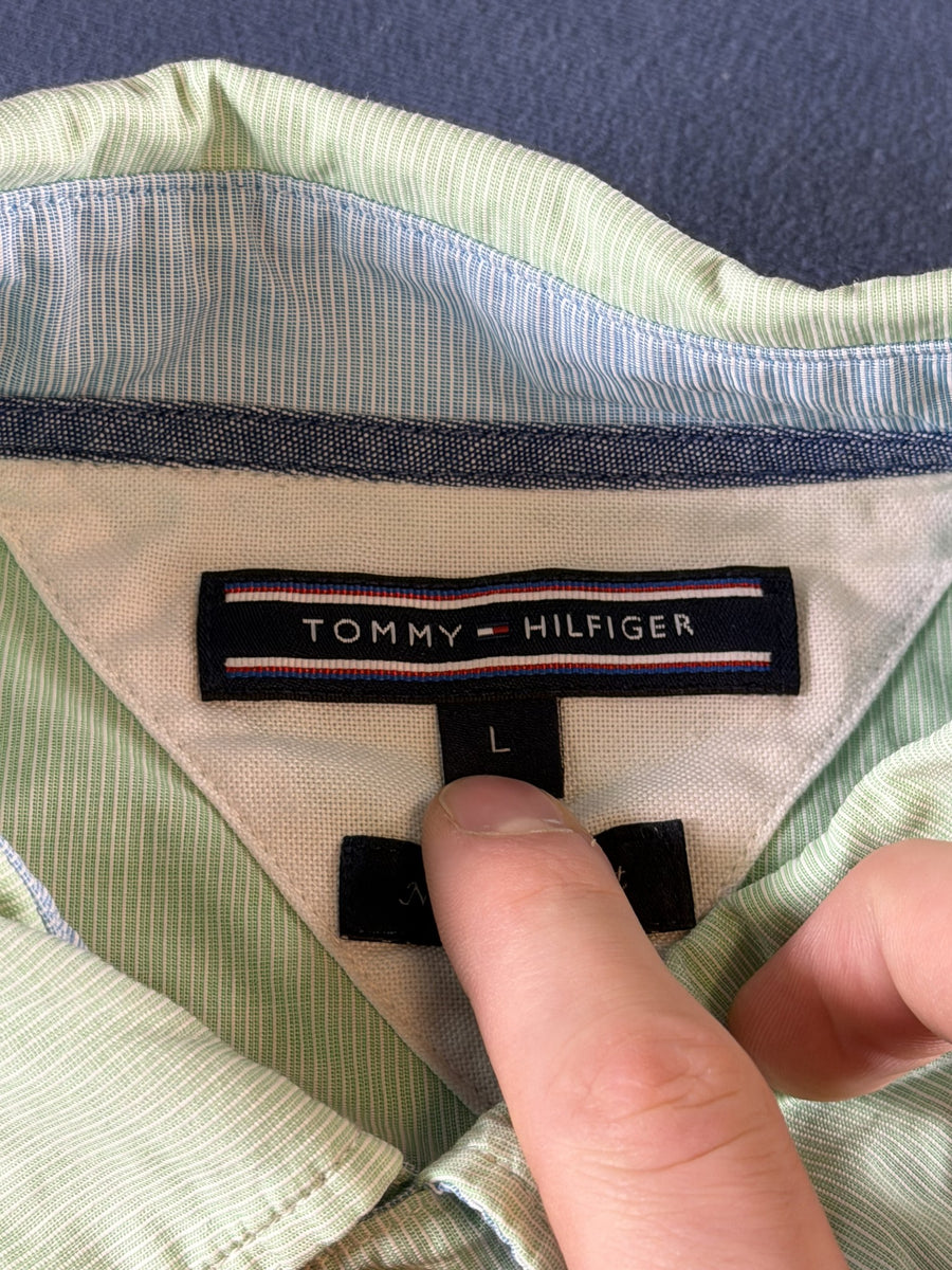 Tommy Hilfiger Blouse groen gestreept
