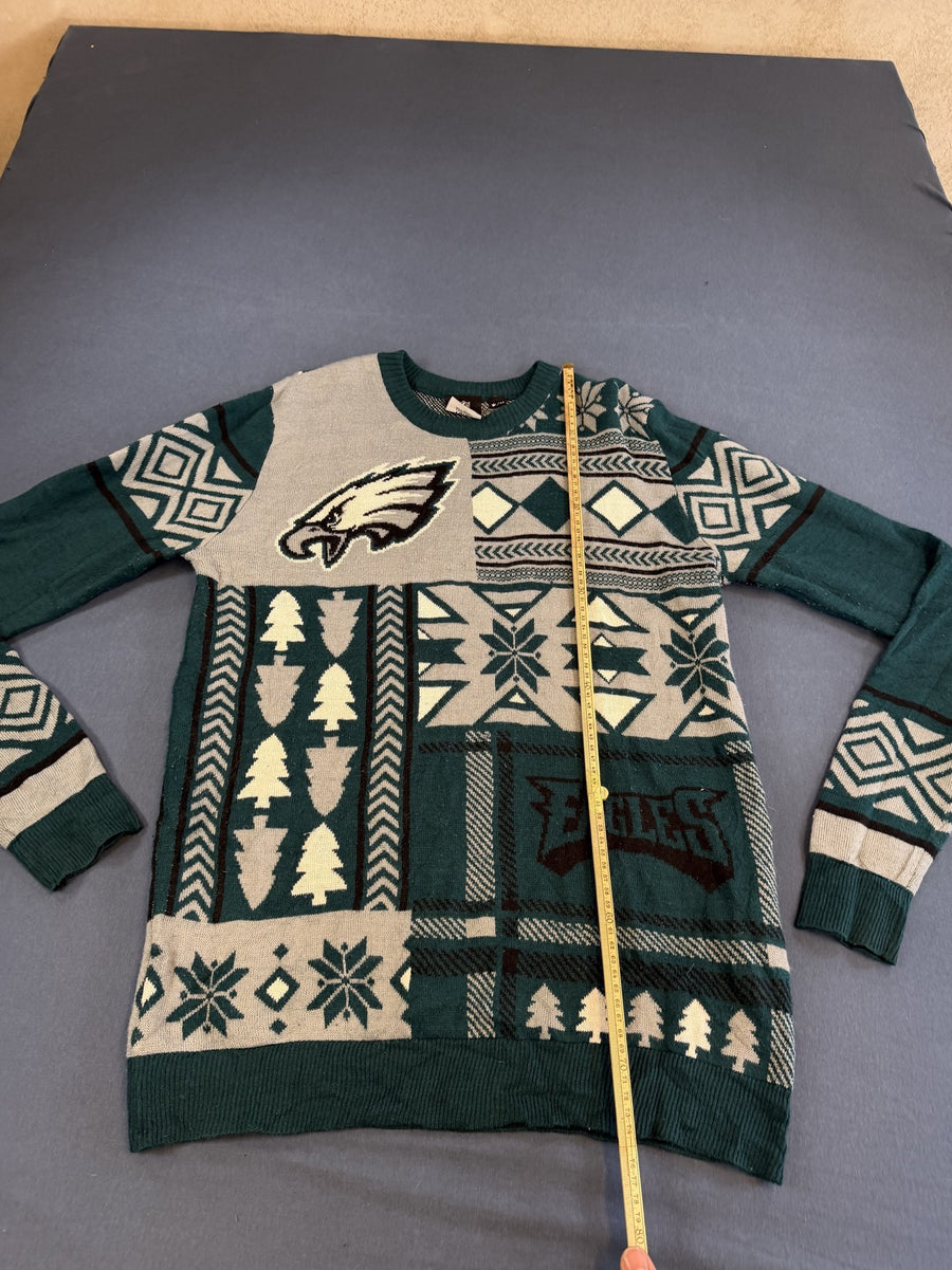 Groene Philadelphia Eagles kersttrui van NFL - heren maat M (christmas sweater / foute kersttrui)