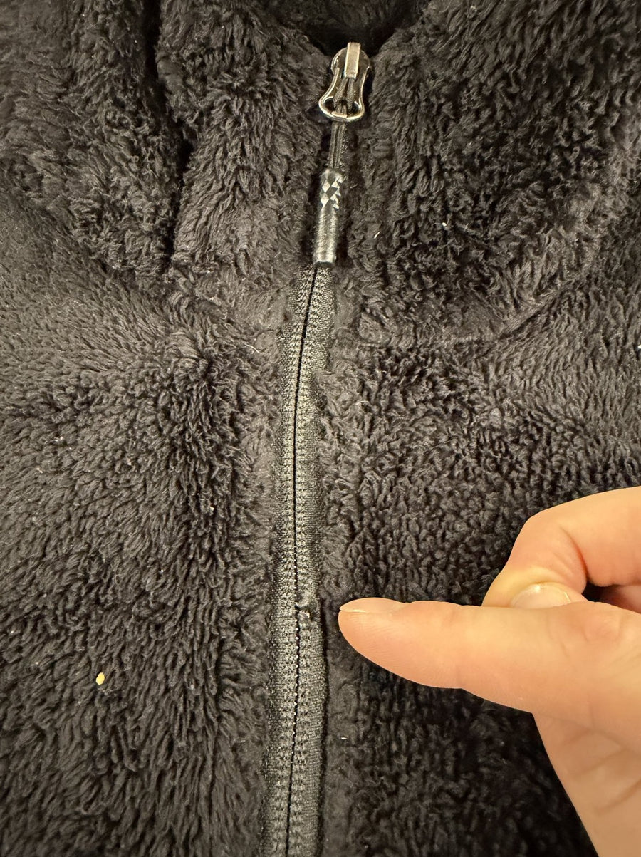 The North Face sherpajas in het zwart (fleecevest / fleecetrui), maat XS