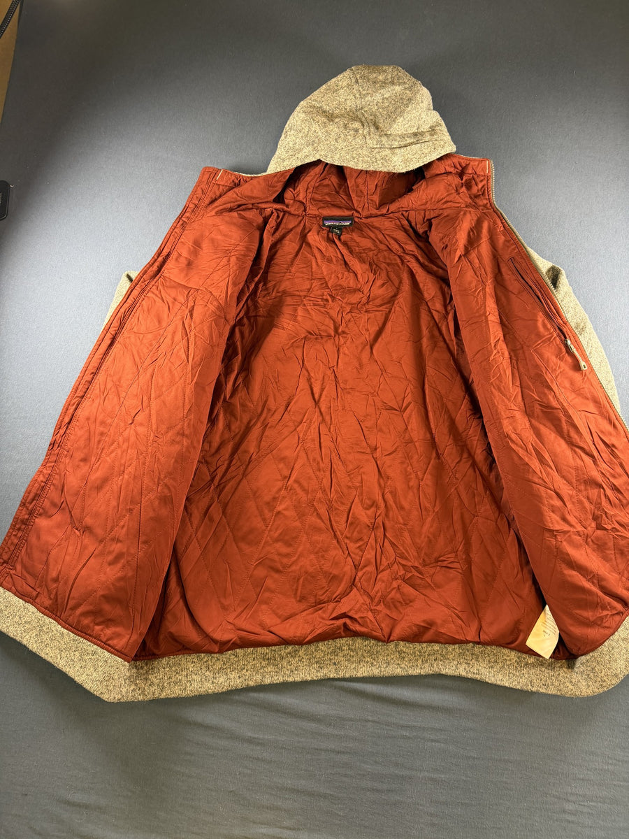 Patagonia jas grijs gemêleerd heren maat L fleecevest fleecejack