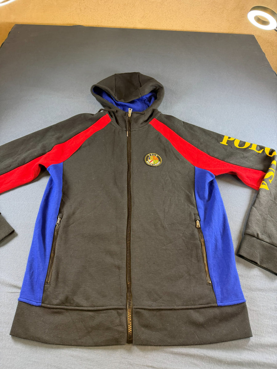 Polo Ralph Lauren Hoodie met rits zwart print
