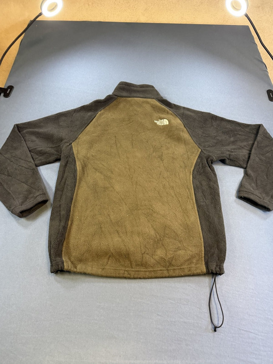 Rood The North Face fleecevest met colourblock mouwen (fleecetrui), maat L