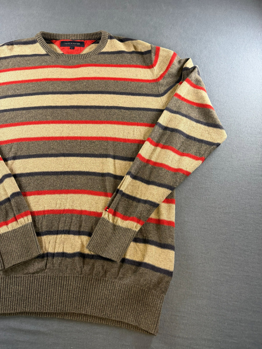 Tommy Hilfiger Trui grijs gestreept