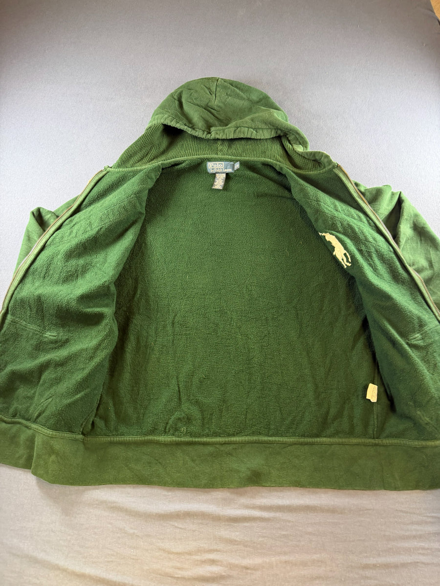 Polo by Ralph Lauren Hoodie met rits groen