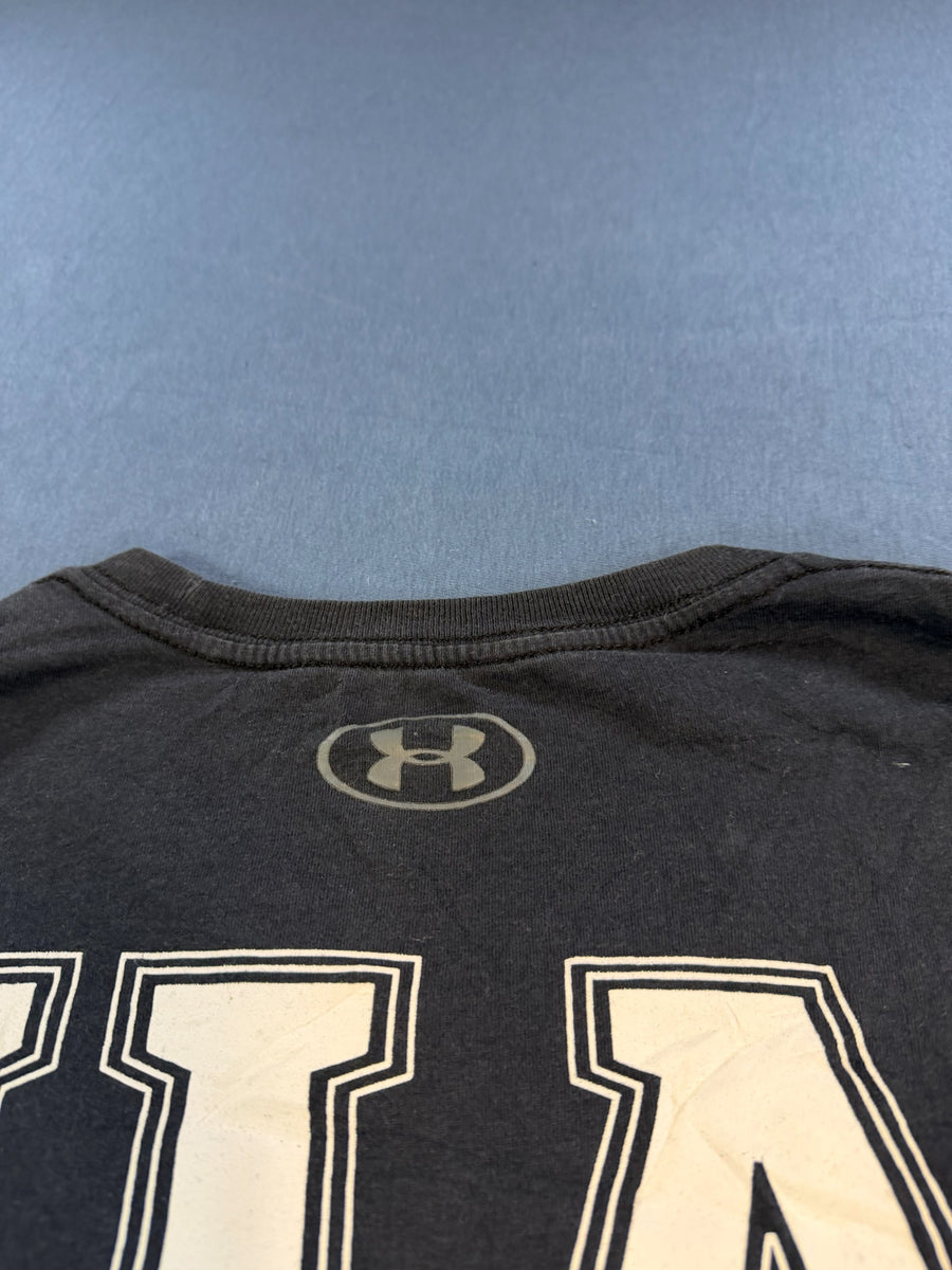 Under Armour Sportshirt zwart print HeatGear