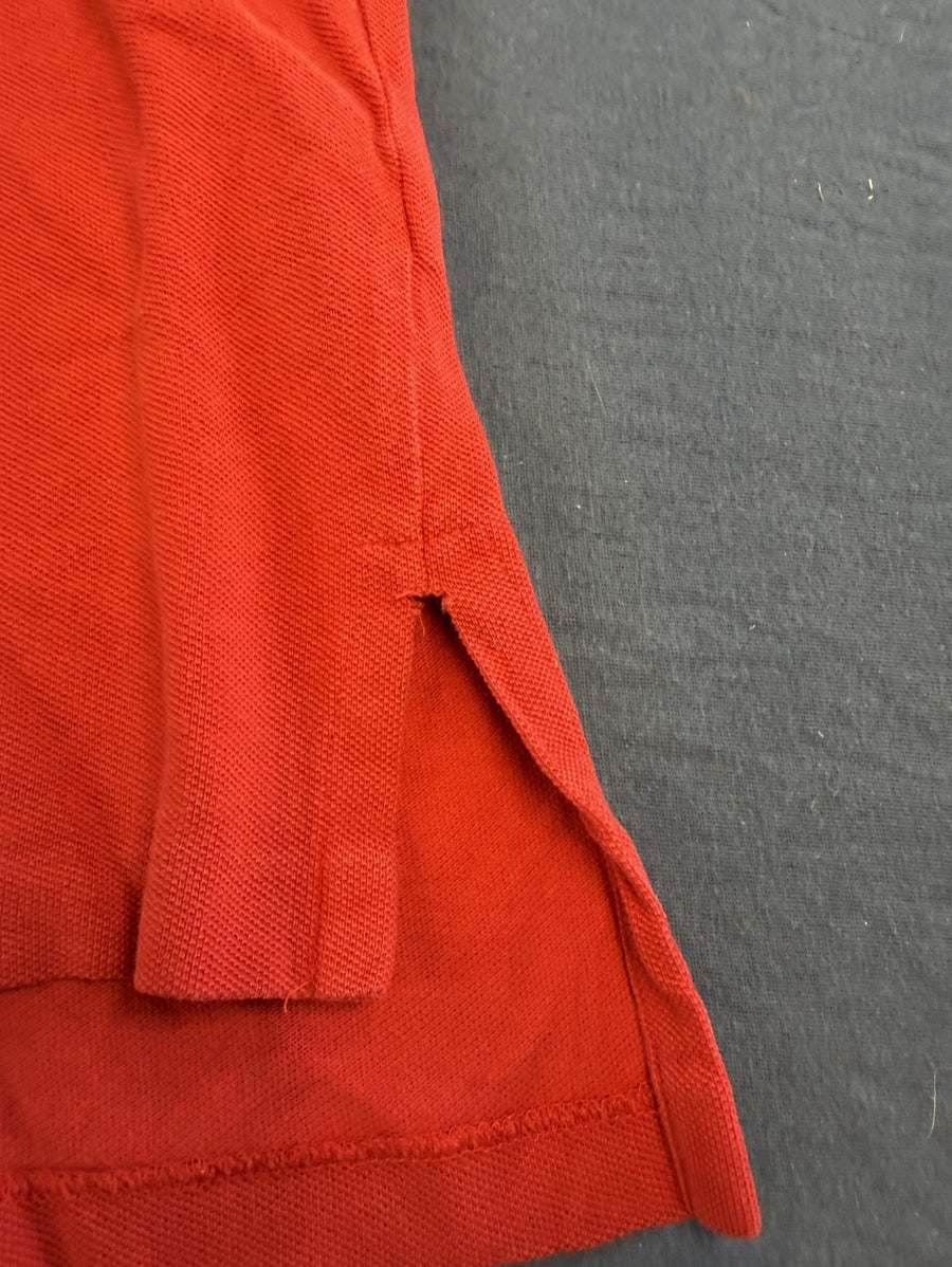 Rood rugbyshirt Polo Ralph Lauren (poloshirt / collegetrui), maat XL
