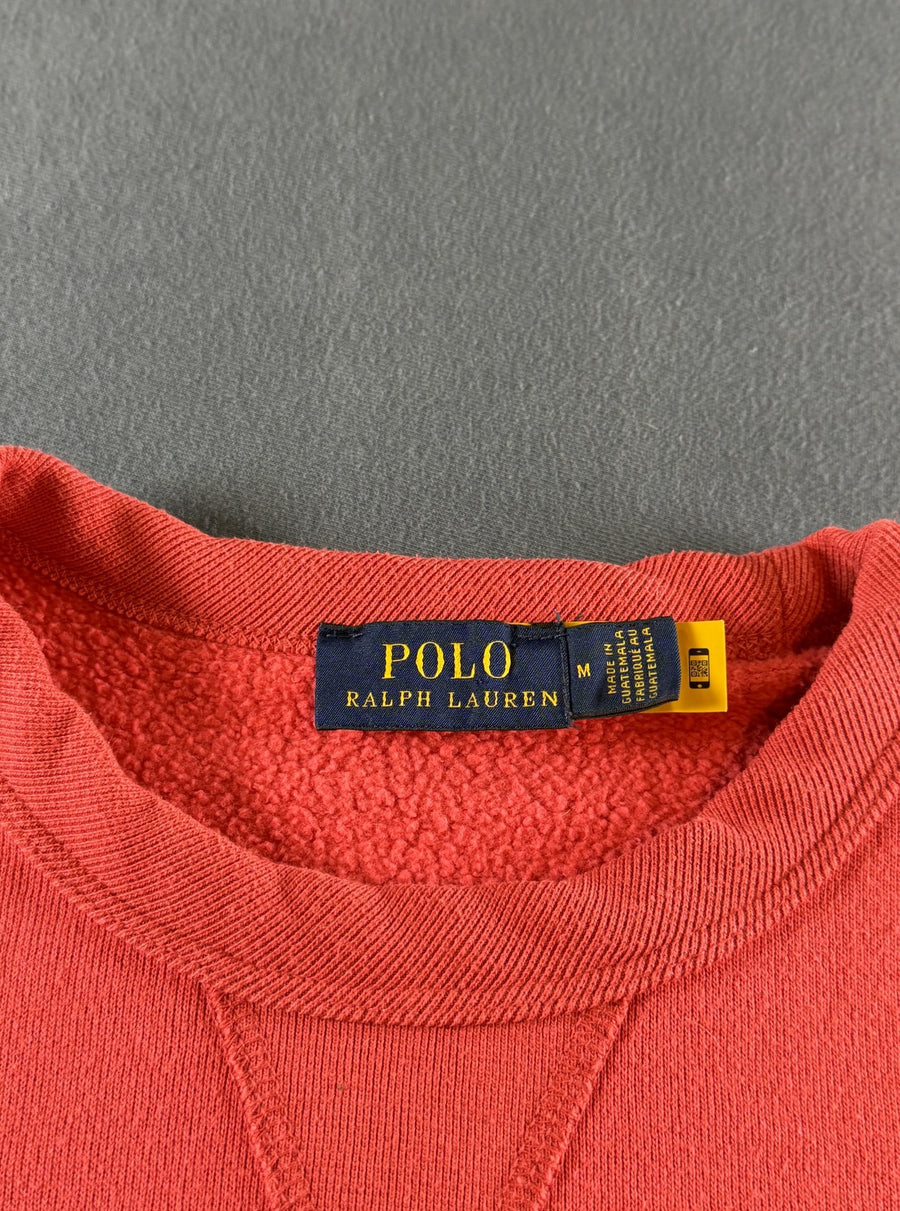Rode Polo Ralph Lauren heren sweater maat M (crewneck trui / sweatshirt)